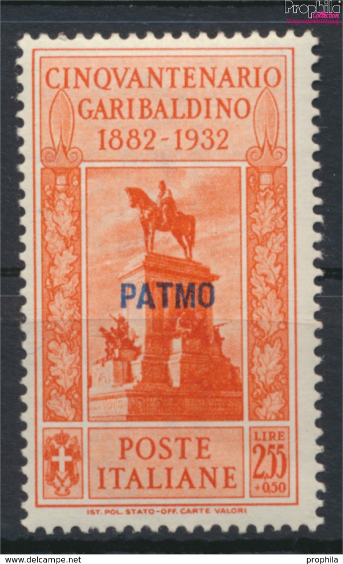 Ägäische Inseln 96VIII Postfrisch 1932 Garibaldi Aufdruckausgabe Patmo (9421784 - Egée (Patmo)