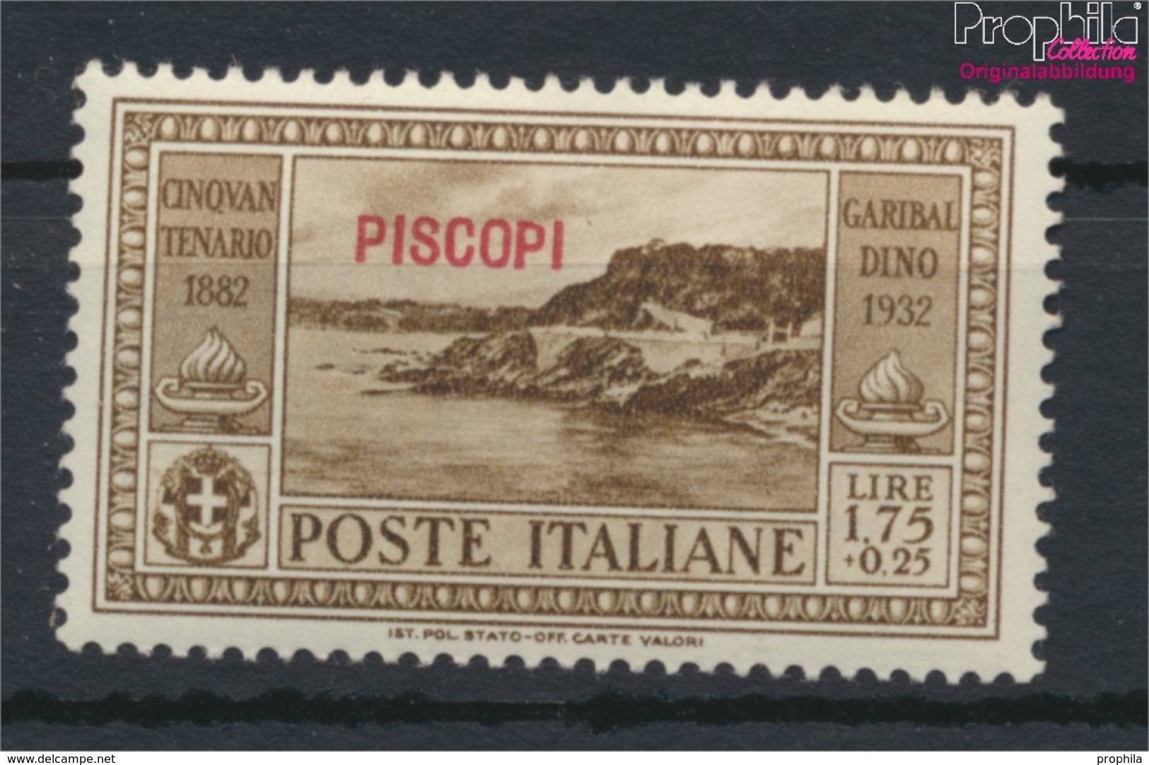 Ägäische Inseln 95IX Postfrisch 1932 Garibaldi Aufdruckausgabe Piscopi (9421778 - Ägäis (Piscopi)