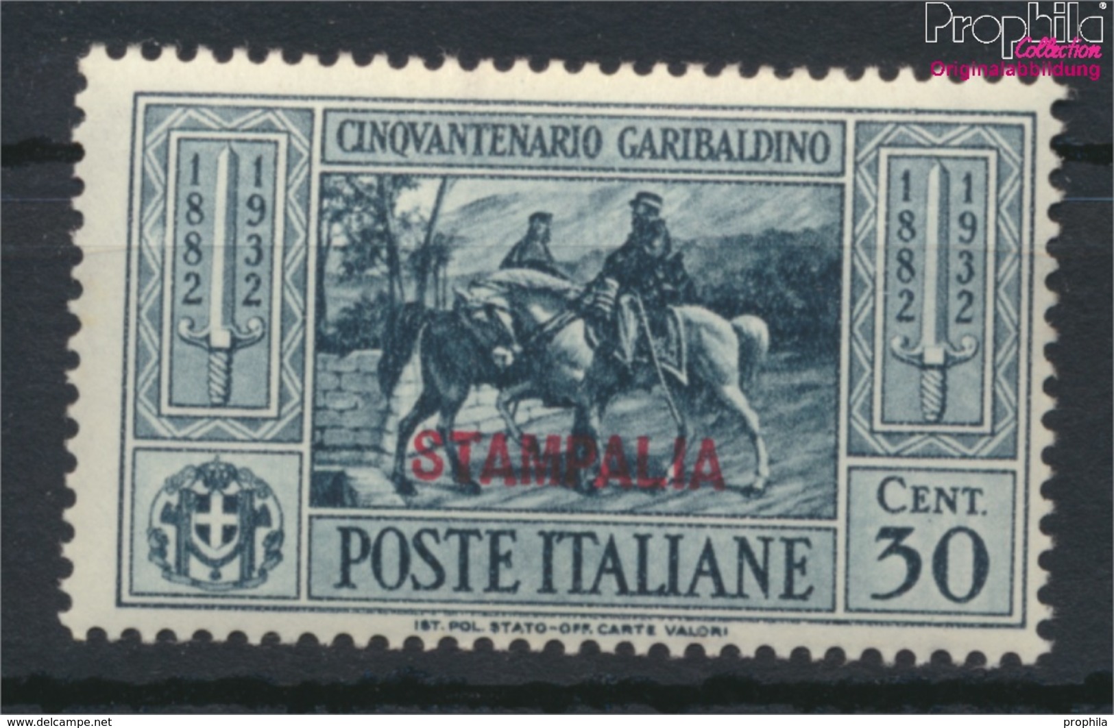 Ägäische Inseln 91XIII Postfrisch 1932 Garibaldi Aufdruckausgabe Stampalia (9421760 - Aegean (Stampalia)