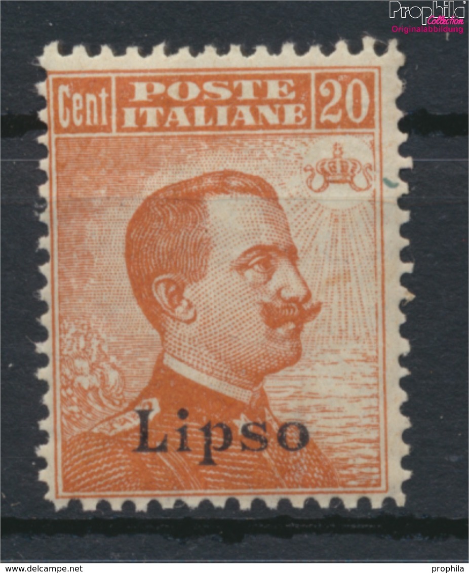 Ägäische Inseln 11VI Mit Falz 1912 Aufdruckausgabe Lipso (9421751 - Aegean (Lipso)