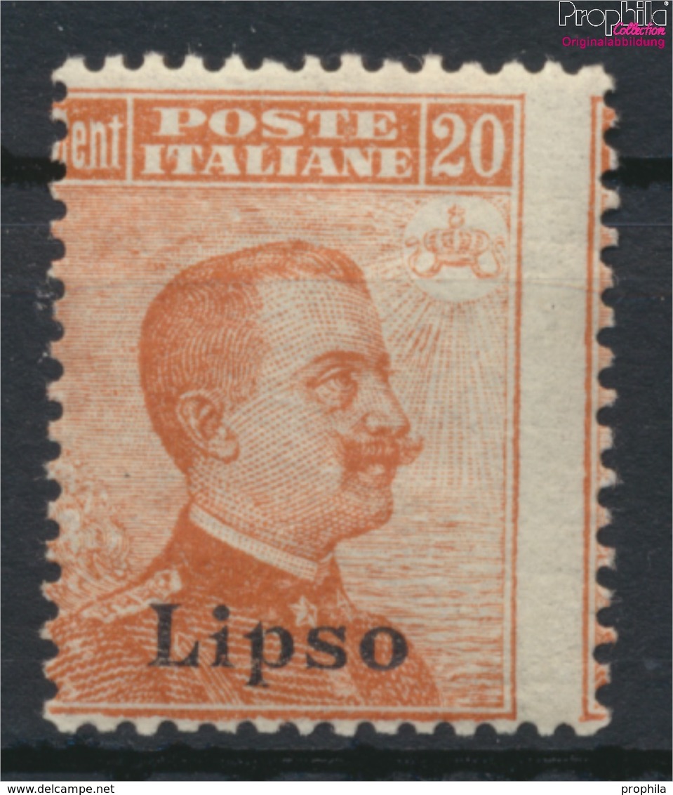 Ägäische Inseln 11VI Mit Falz 1912 Aufdruckausgabe Lipso (9421752 - Aegean (Lipso)