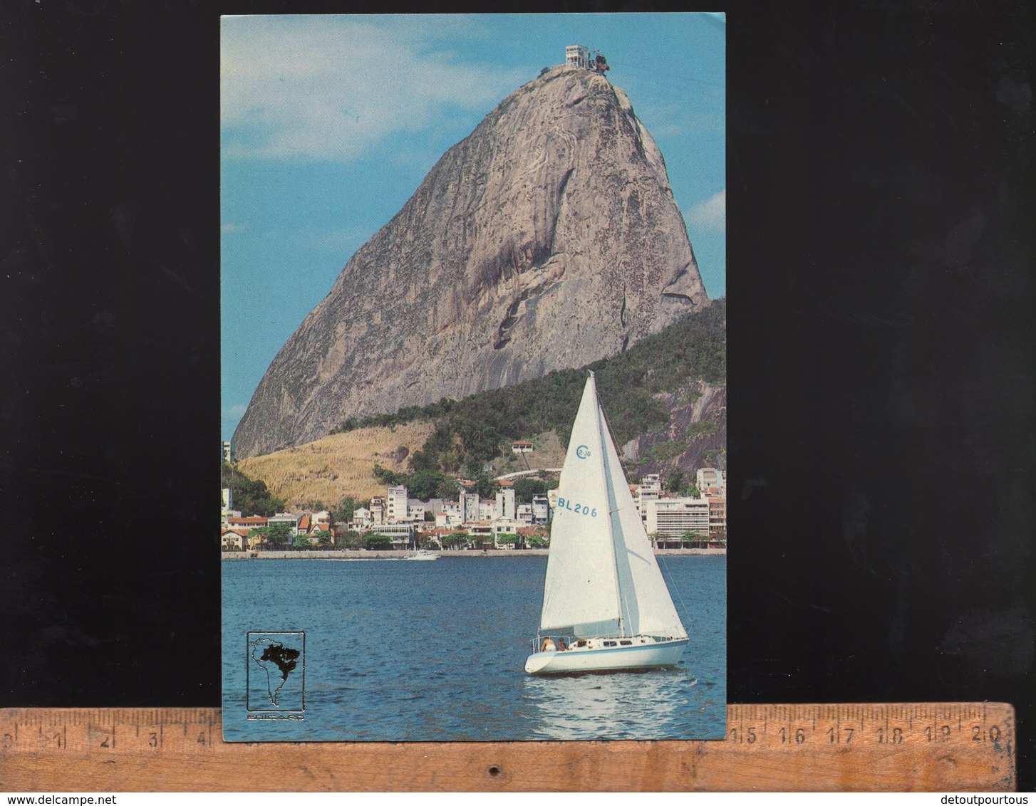 RIO DE JANEIRO Brasil : Pao De Açucar / Sailing Boat Bateau à Voile Voilier - Rio De Janeiro