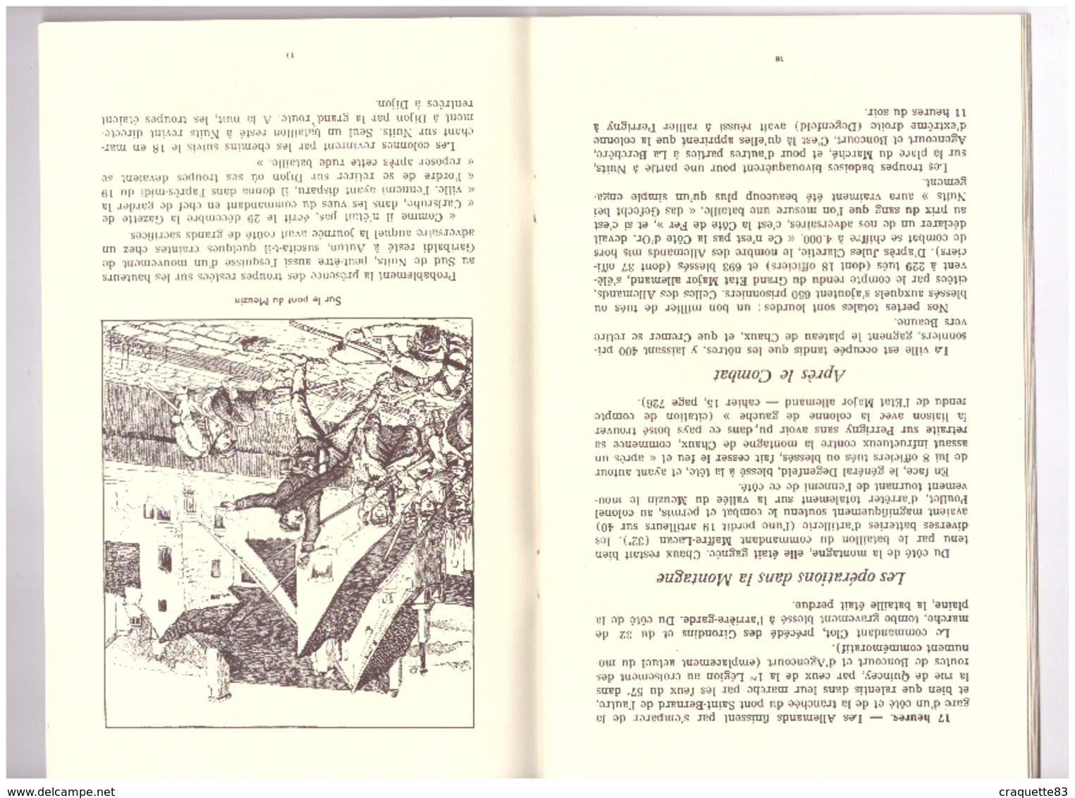 LA BATAILLE DE NUITS .18 DECEMBRE 1870. 1970 - Dokumente