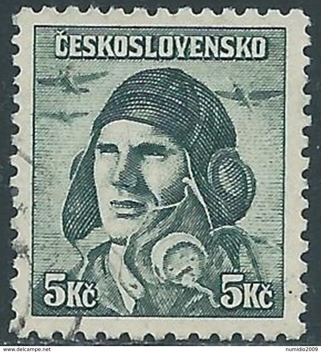 1945 CECOSLOVACCHIA USATO SOLDATI 50 H - RC22-5 - Usati