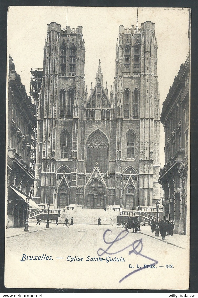 +++ CPA - BRUSSEL - BRUXELLES - Eglise Sainte Gudule   // - Bruxelles-ville