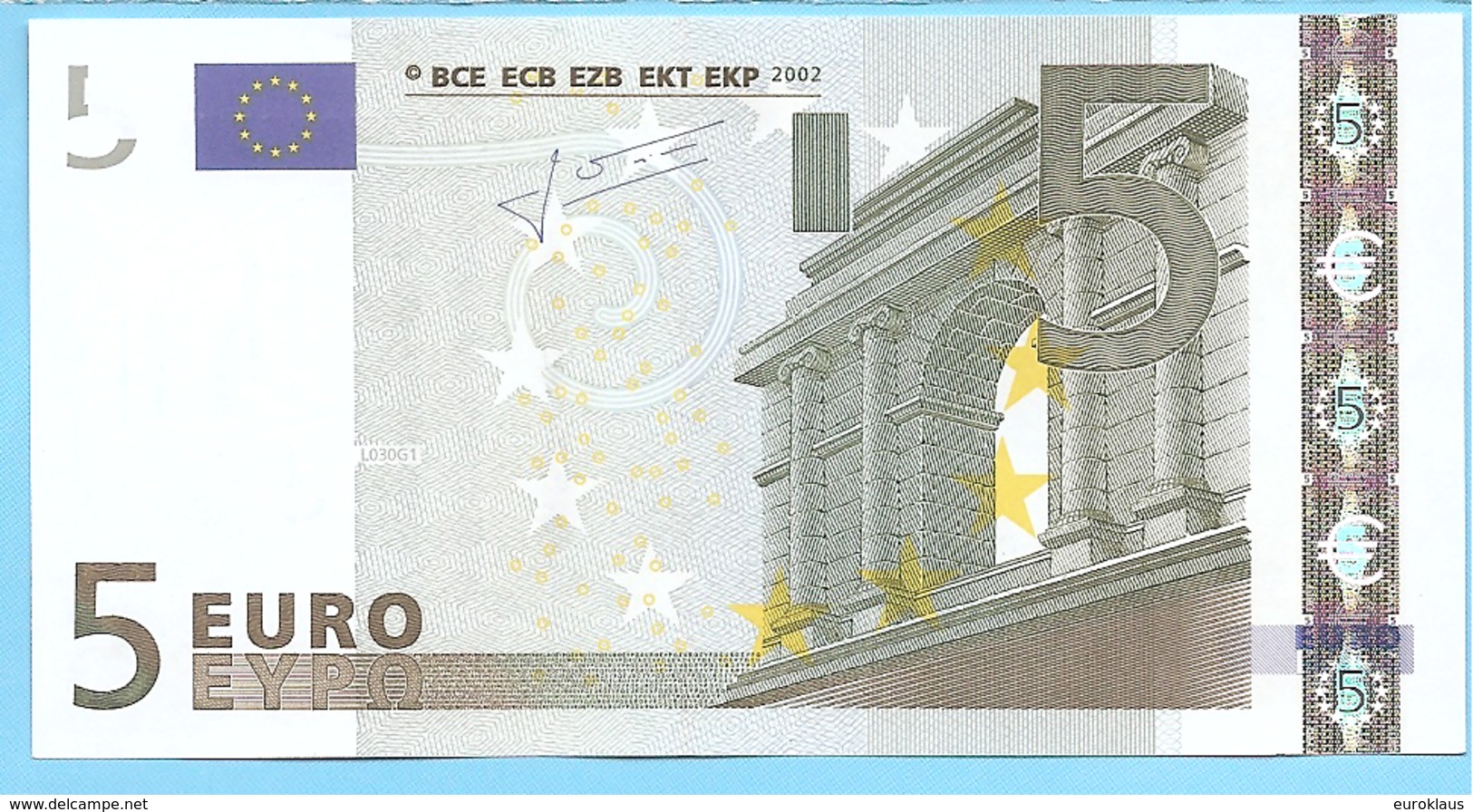 5 EURO FRANCE L030G1 CHARGE 81 UNC NEUF U07812794048 - 5 Euro