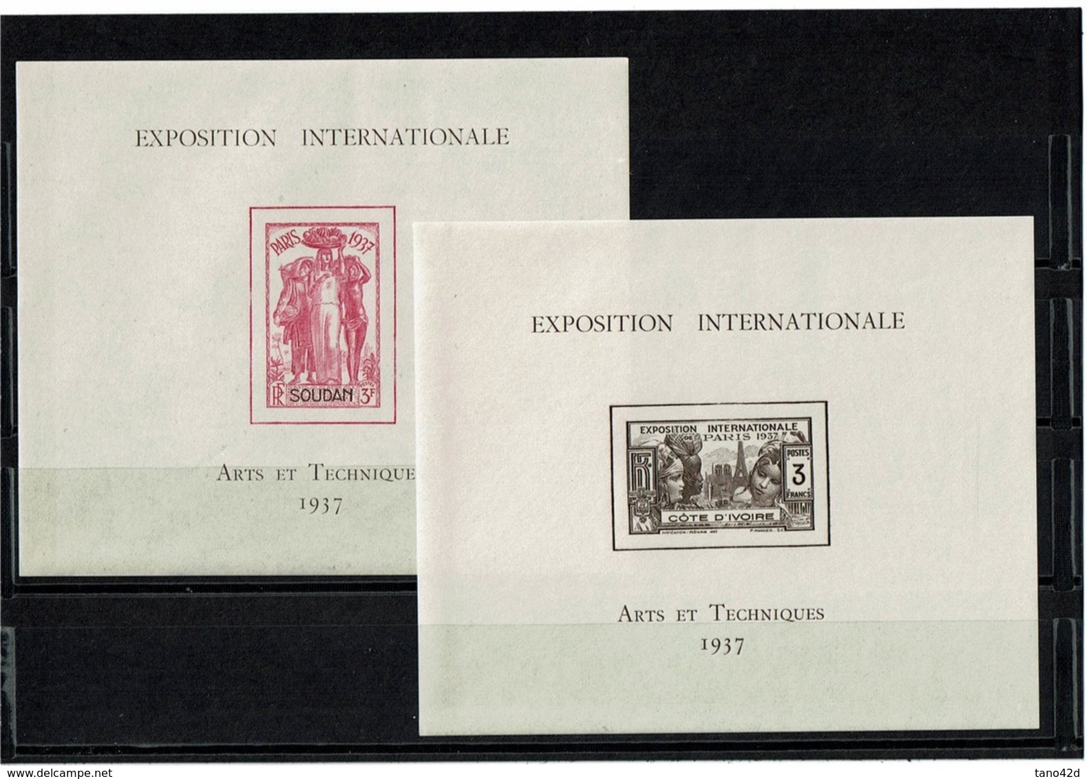 CTN62/DIV - GRANDES SERIES COLONIALES -EXPO INT.LE 1937 24 BF ** TTB COTE EUR 630 - 1937 Exposition Internationale De Paris