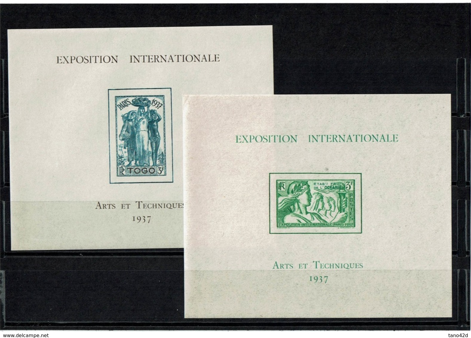 CTN62/DIV - GRANDES SERIES COLONIALES -EXPO INT.LE 1937 24 BF ** TTB COTE EUR 630 - 1937 Exposition Internationale De Paris