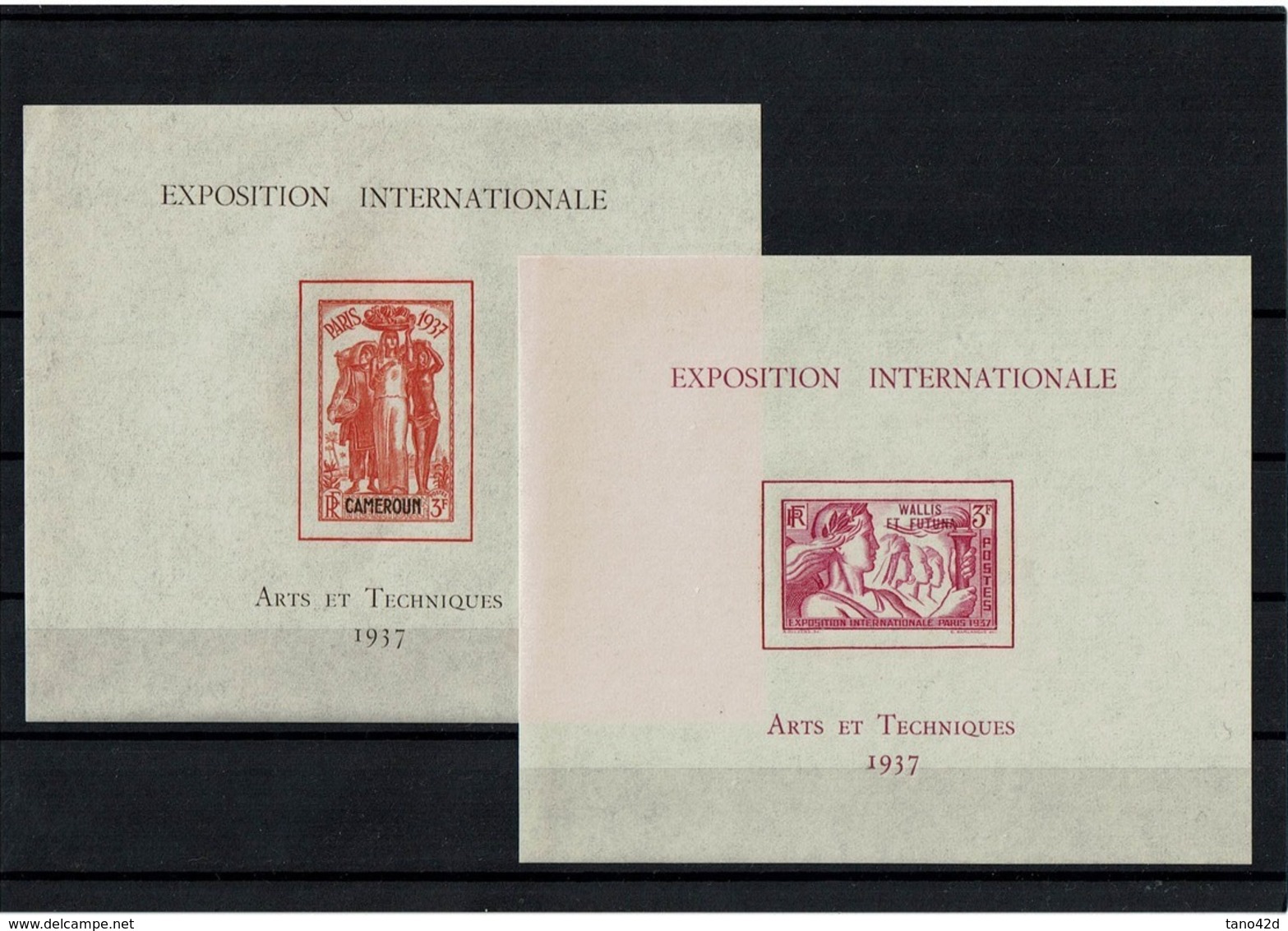 CTN62/DIV - GRANDES SERIES COLONIALES -EXPO INT.LE 1937 24 BF ** TTB COTE EUR 630