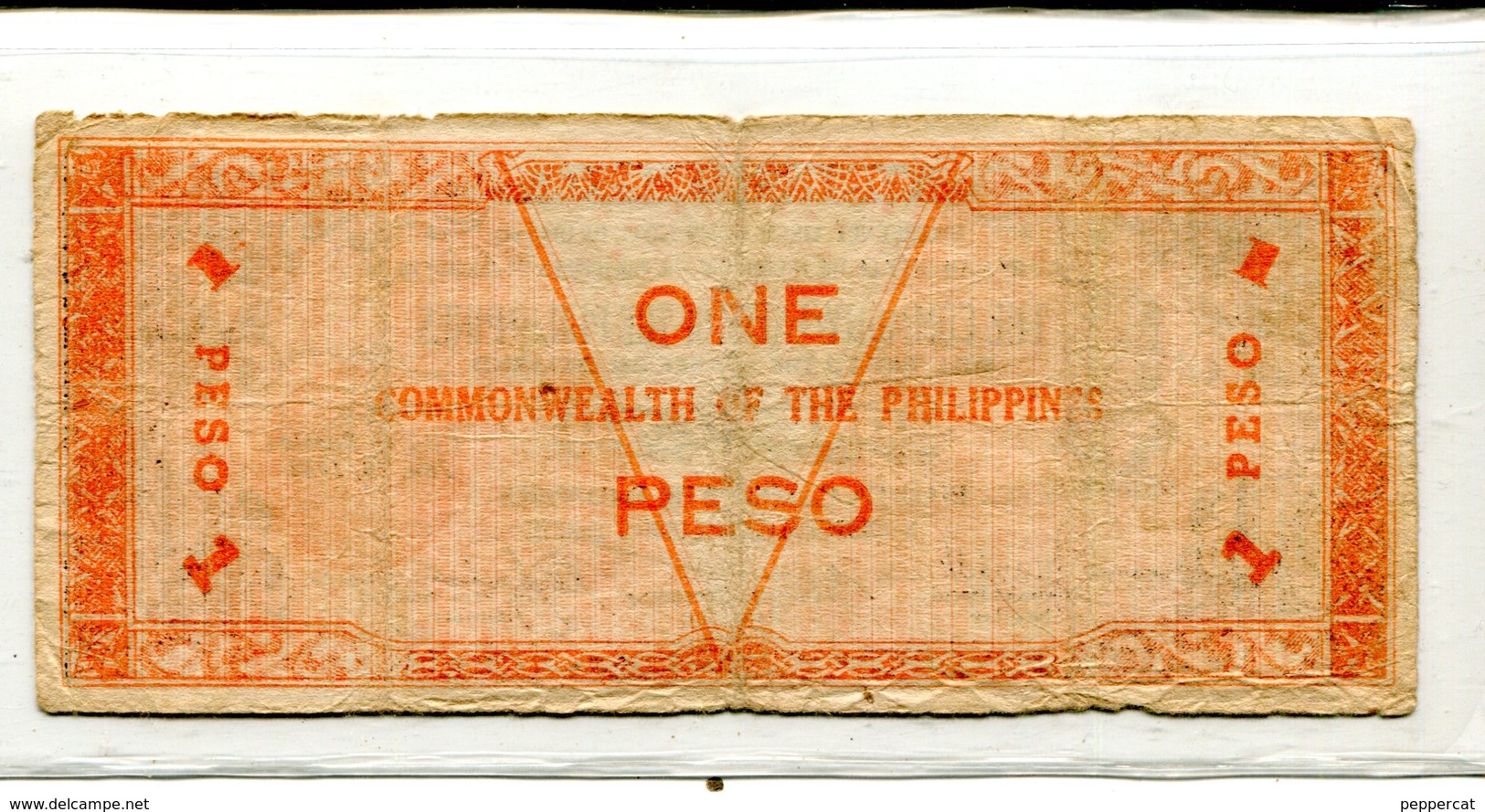 PHILIPPINES 10 PESOS 1942 NEGROS OCCIDENTAL QUEZON EMERGENCY WW2 NOTE XF 3.25 - Filipinas