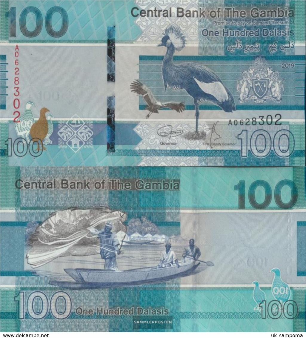 Gambia Pick-number: NEU100 Uncirculated 2019 100 Dalasis - Gambia