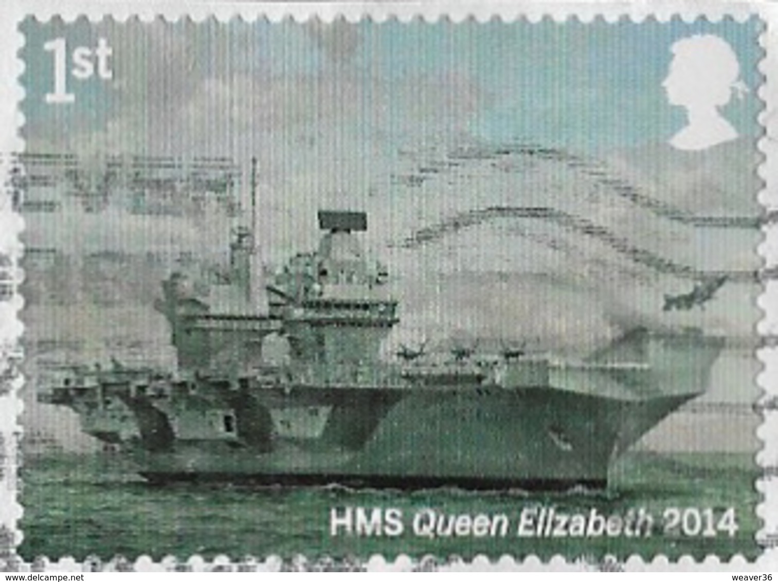 GB 2019 Royal Navy 1st Type 2 DIE CUT Good/fine Used [40/33109/ND] - Gebruikt