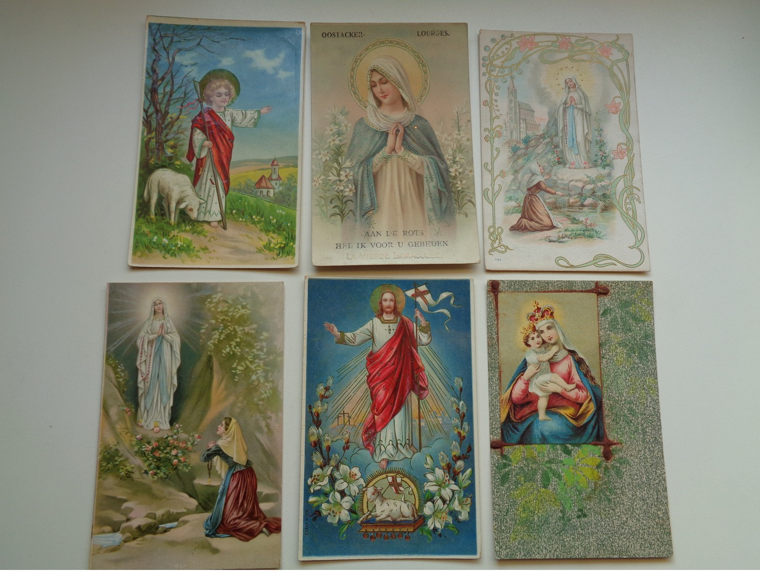 Beau Lot De 60 Cartes Postales De Fantaisie  Religion  Foi    Mooi Lot Van 60 Postkaarten Fantasie  Godsdienst  Geloof - 5 - 99 Karten