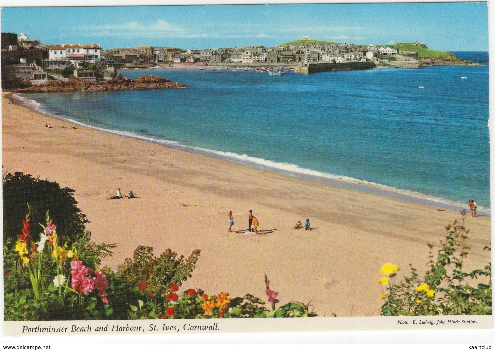 Porthminster Beach And Harbour, St. Ives, Cornwall. - (John Hinde Postcard) - St.Ives