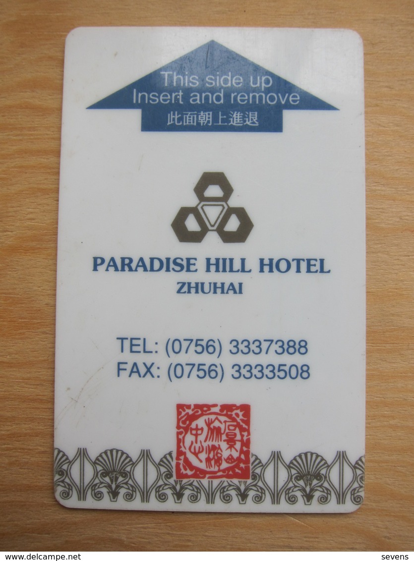 Paradise Hill Hotel Zhuhai,China - Hotelsleutels (kaarten)