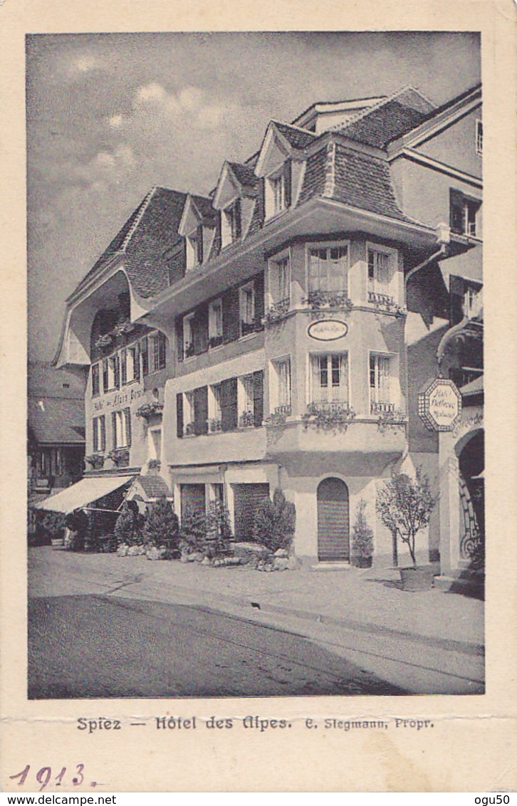 Spiez (Suisse) - Hôtel Des Alpes - Spiez