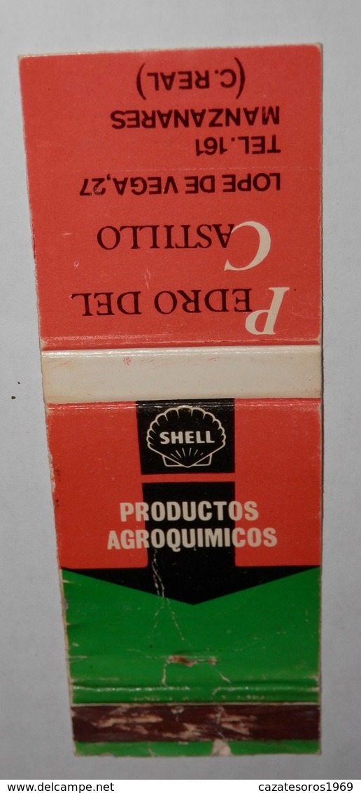 CAJA DE CERILLAS ANTIGUA DE LA SHELL  PRODUCTOS AGROQUIMICOS - Boites D'allumettes