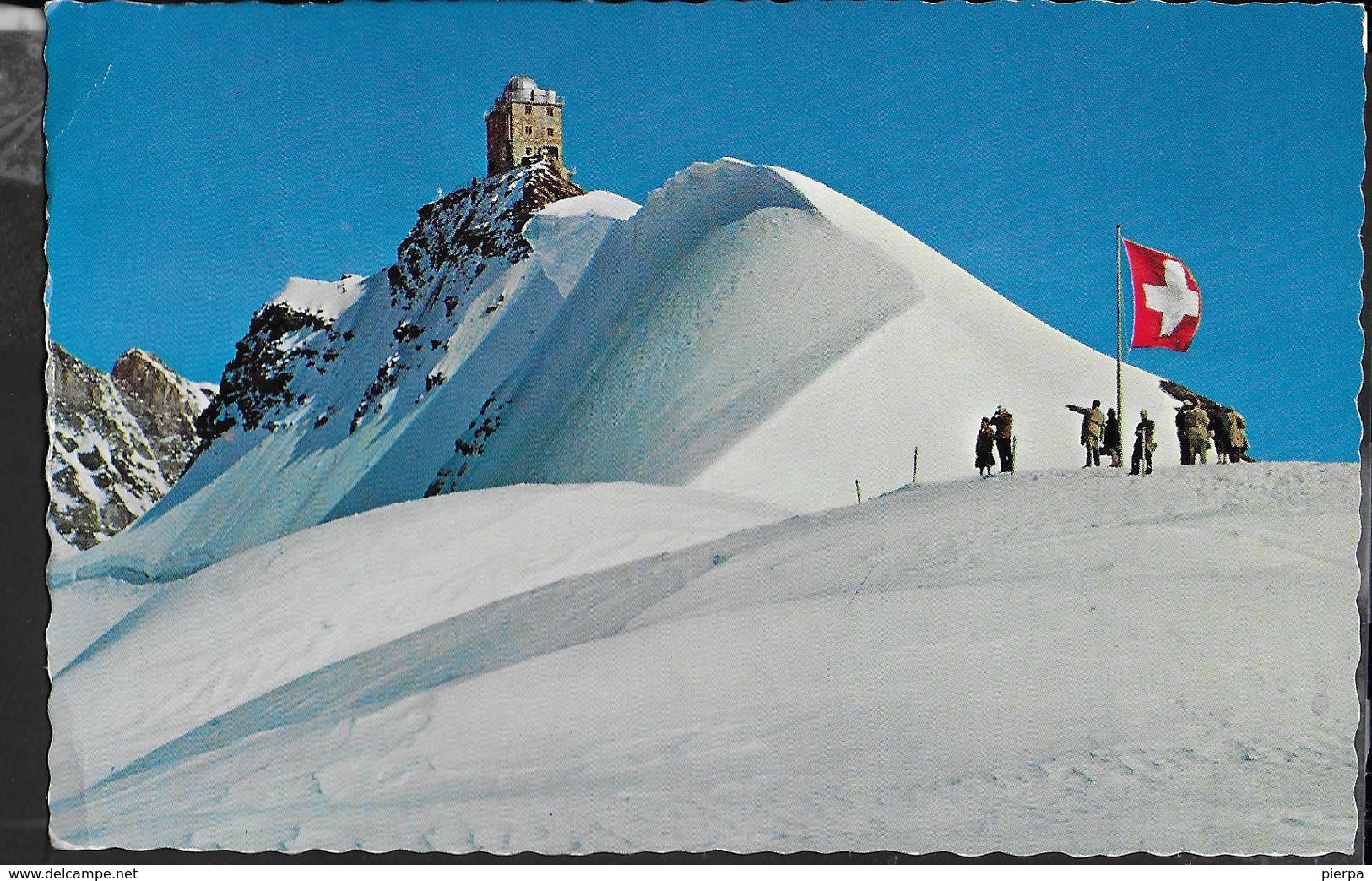 SVIZZERA - JUNGFRAUJOCH - STAZIONE METEREOLOGICA - FORMATO PICCOLO - VIAGGIATA 1959 PER L'ITALIA - Altri & Non Classificati