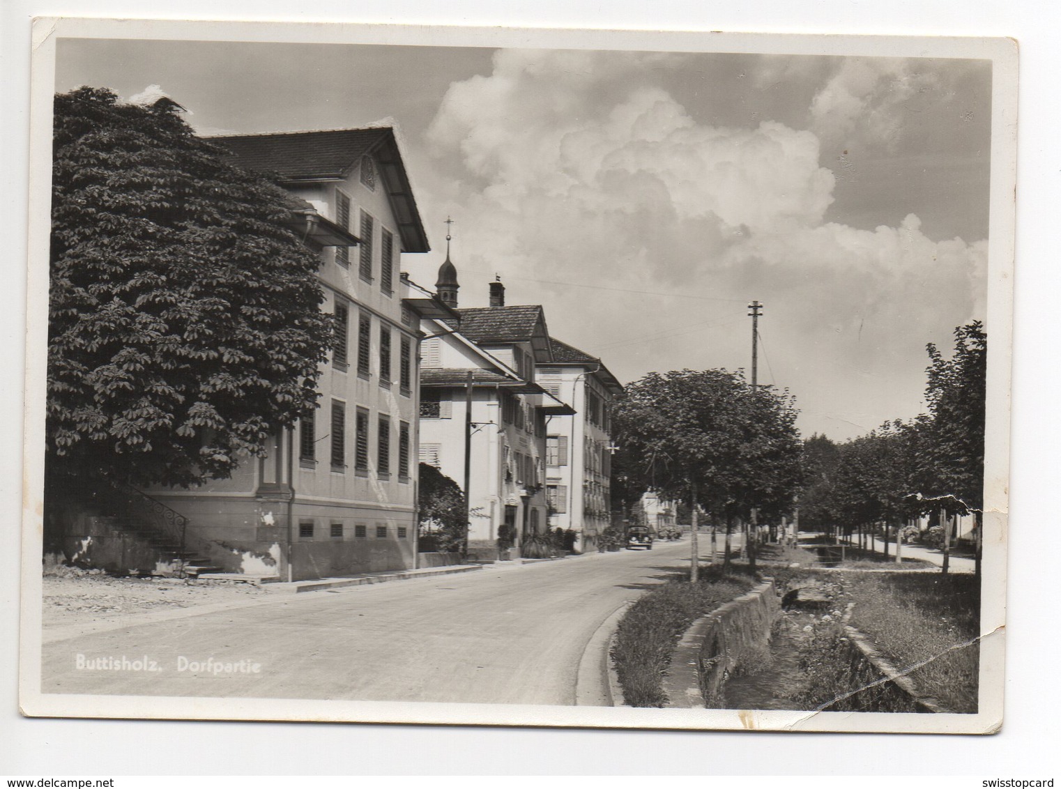 BUTTISHOLZ Dorfpartie Photo J. Sidler Wolhusen (Einriss Rechts) - Wolhusen