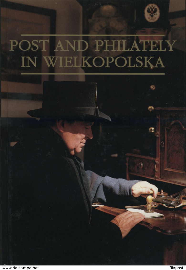 1993 Poland Beautifully  Richly Illustrated English-language Album "Post And Philately In Wielkopolska" Hard Cover - Philatelie Und Postgeschichte