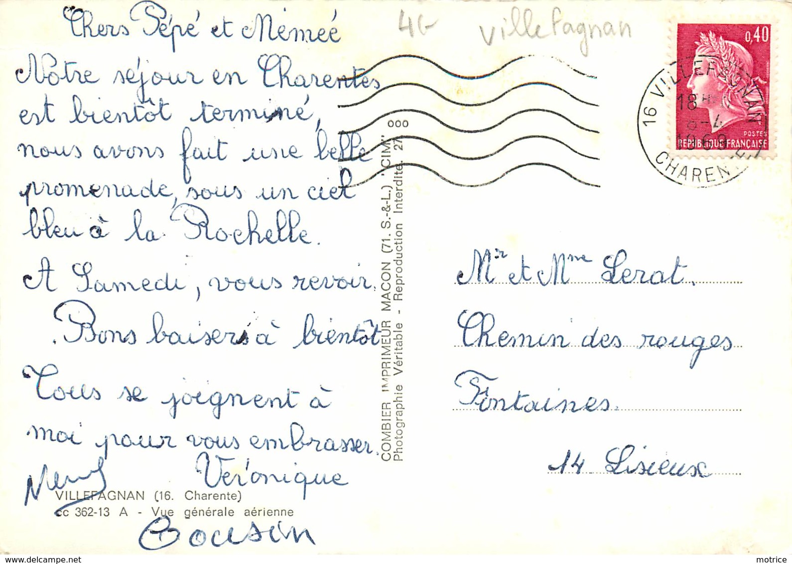 VILLEFAGNAN - Vue Générale Aérienne. - Villefagnan