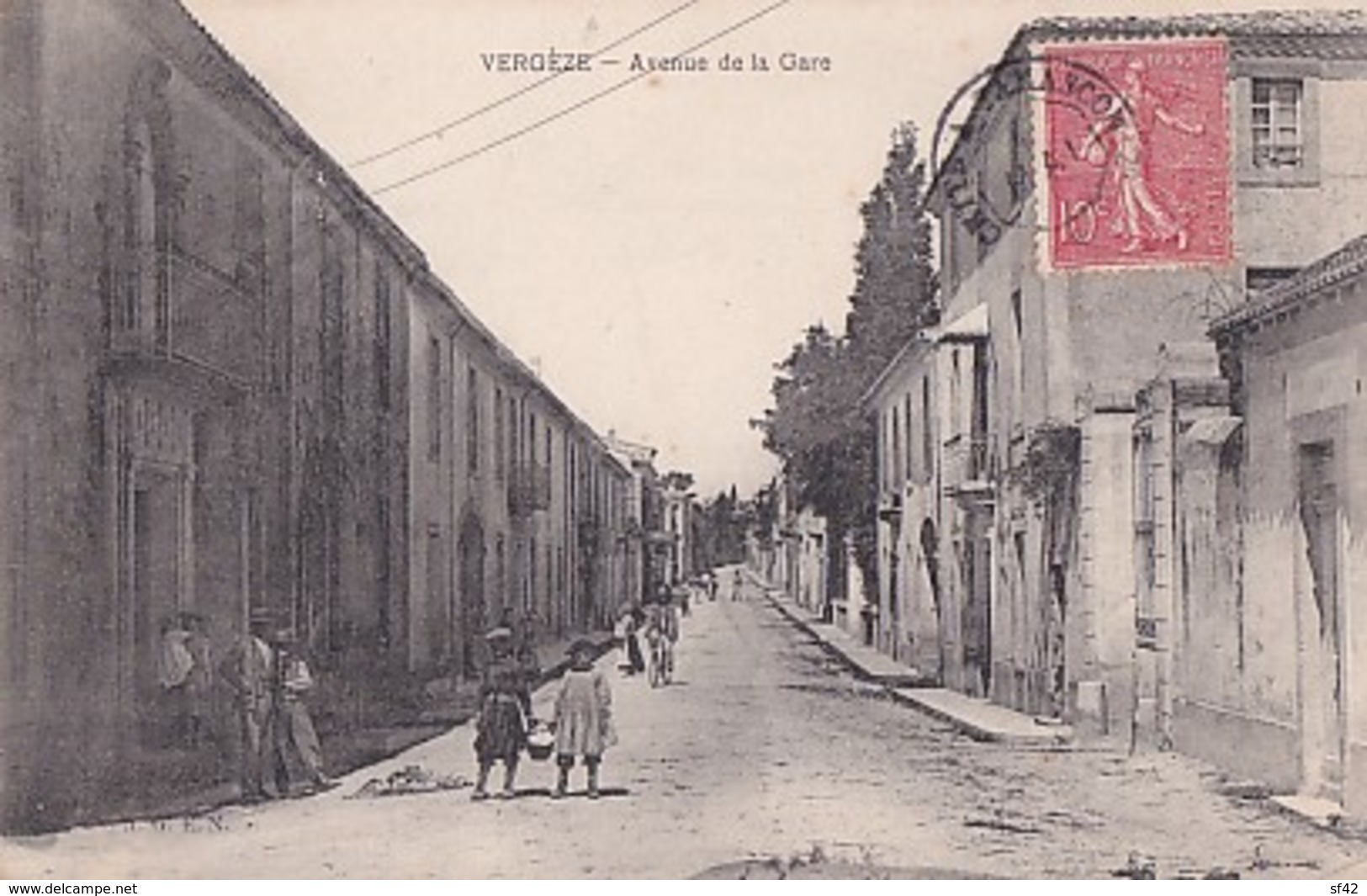 VERGEZE                AVENUE DE LA GARE - Vergèze