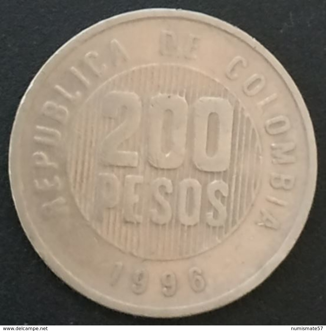 COLOMBIE - COLOMBIA - 200 PESOS 1996 - KM 287 - Colombie