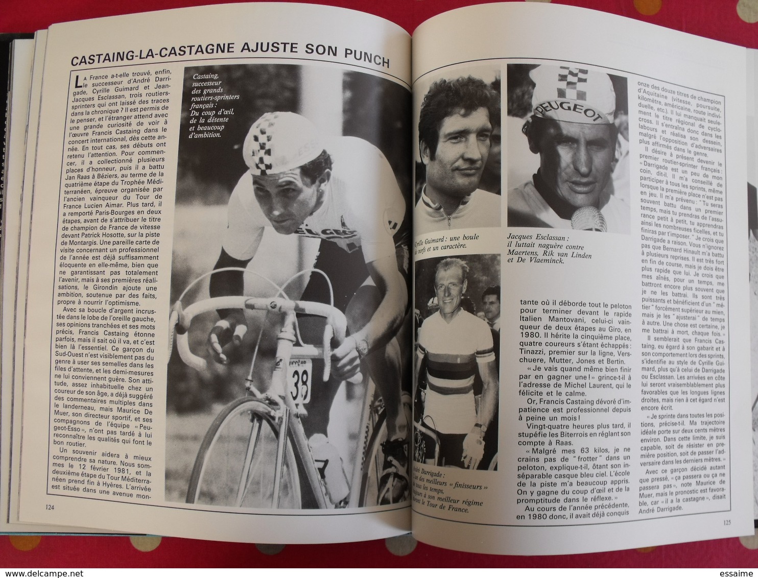 l'année du cyclisme 1981. Pierre Chany. hinault zoetemelk thévenet moser maertens moser raas saronni kuiper