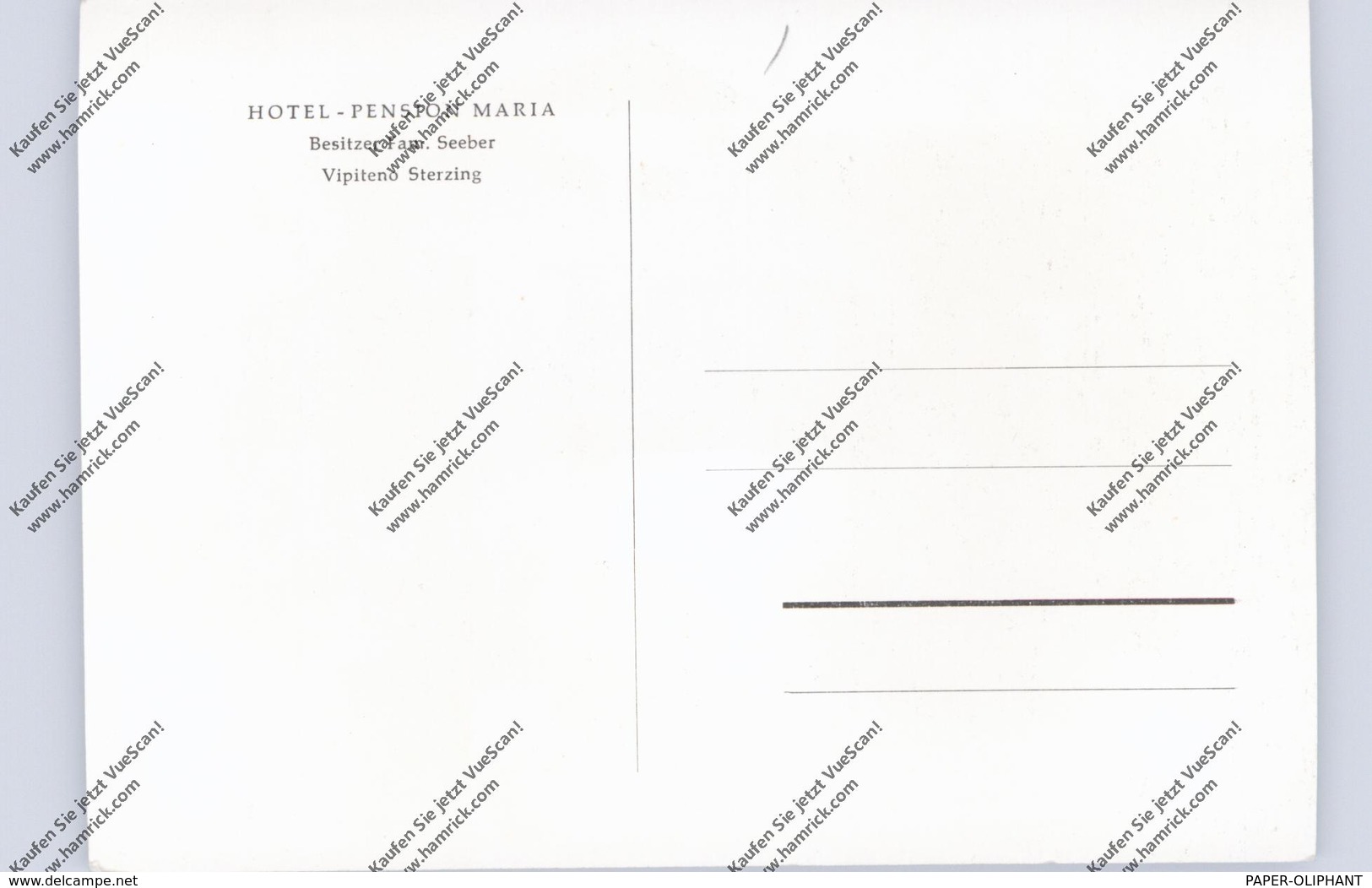 I 39049 STERZING, Hotel Pension Maria - Vipiteno