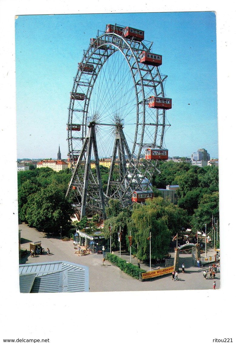 Cpm - Autriche - WIEN - Le Prater La Grande Roue Géante - Manège - Autres & Non Classés