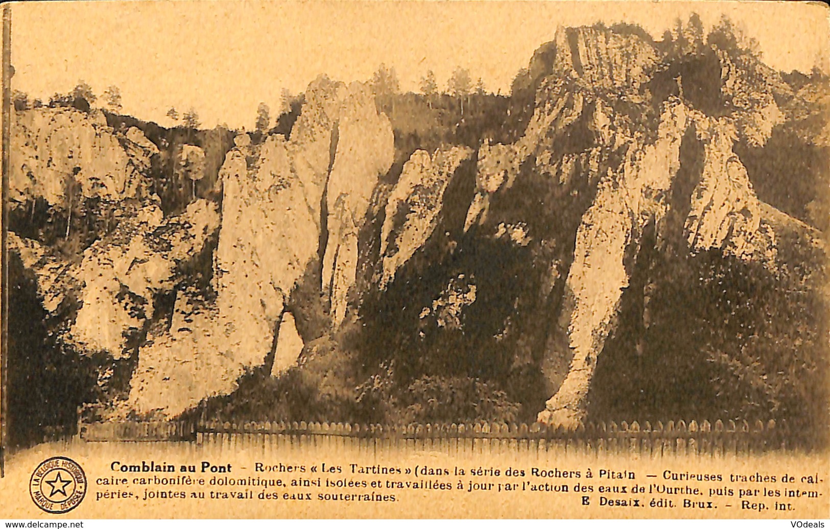 025 506 - CPA - Belgique - Comblain-au-Pont - Rochers "les Tartines" - Comblain-au-Pont