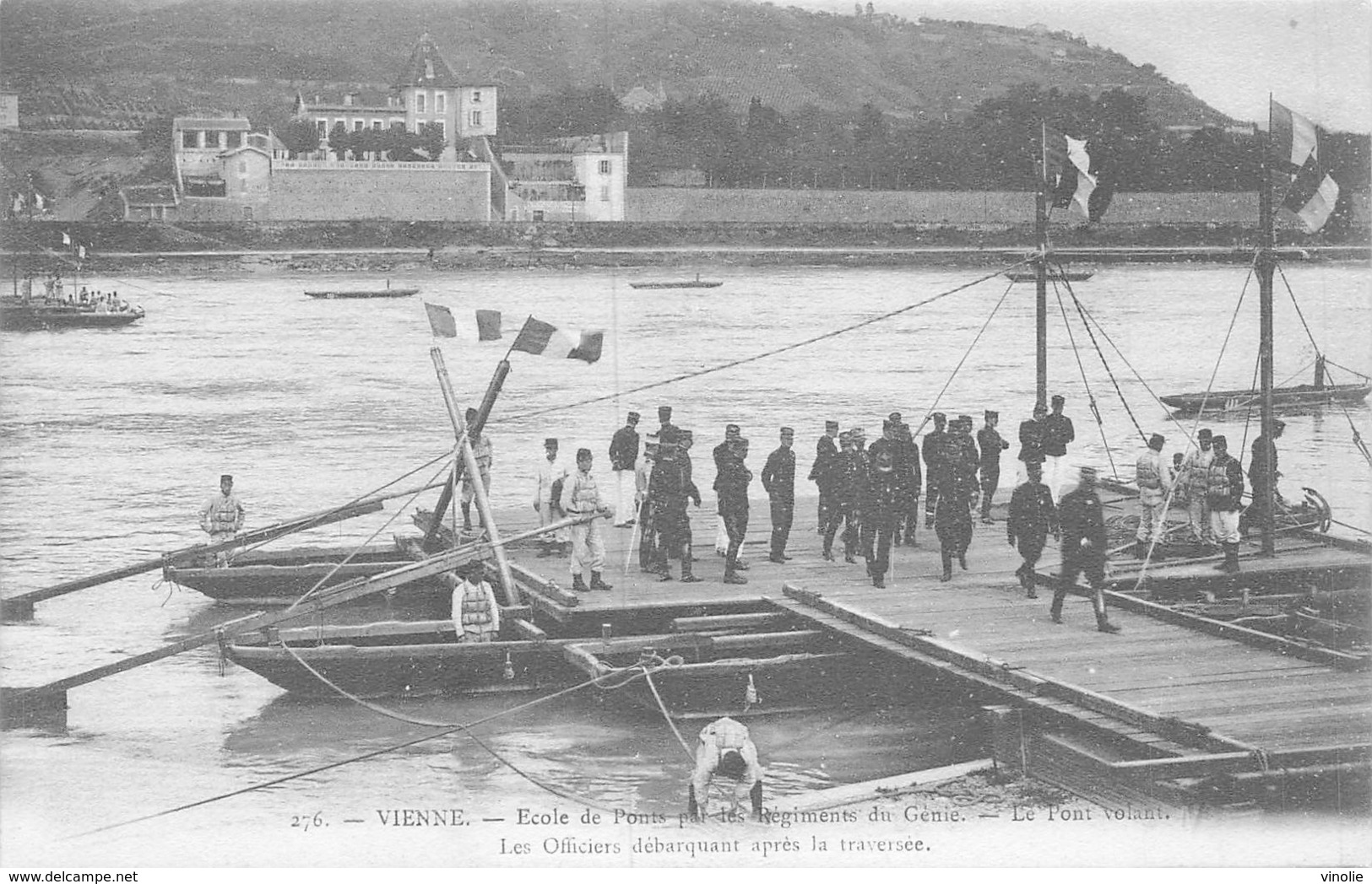 20-4981 : VIENNE. REGIMENT DU GENIE. LE PONT VOLANT - Vienne