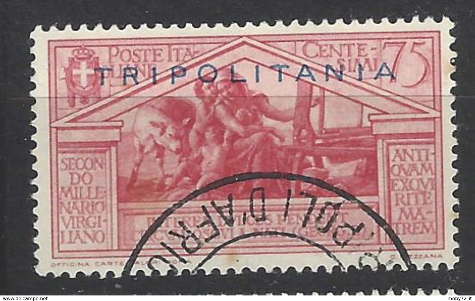 Italia - Tripolitania - 1934 - Usato/used - Virgilio - Sass N. 83 - Tripolitaine