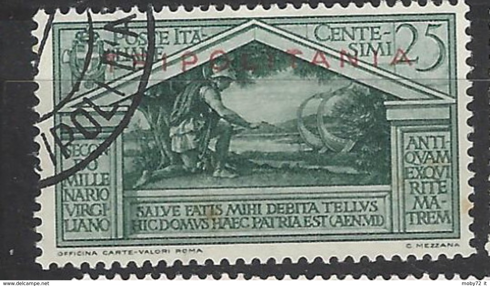 Italia - Tripolitania - 1934 - Usato/used - Virgilio - Sass N. 80 - Tripolitania