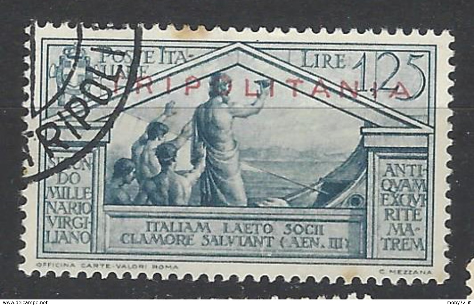 Italia - Tripolitania - 1934 - Usato/used - Virgilio - Sass N. 84 - Tripolitania