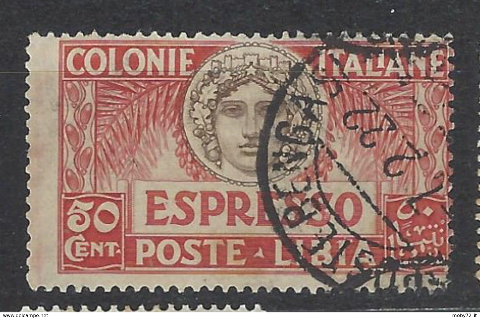 Italia - Libia - 1921 - Usato/used - Espresso - Sass N. 4 - Libië