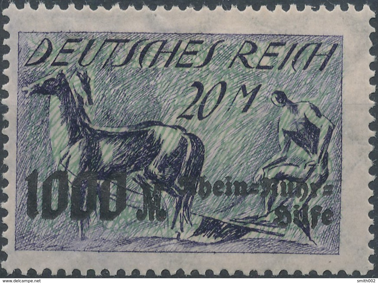GERMANY - INFLA, Mi 260, NEUF * - Unused Stamps