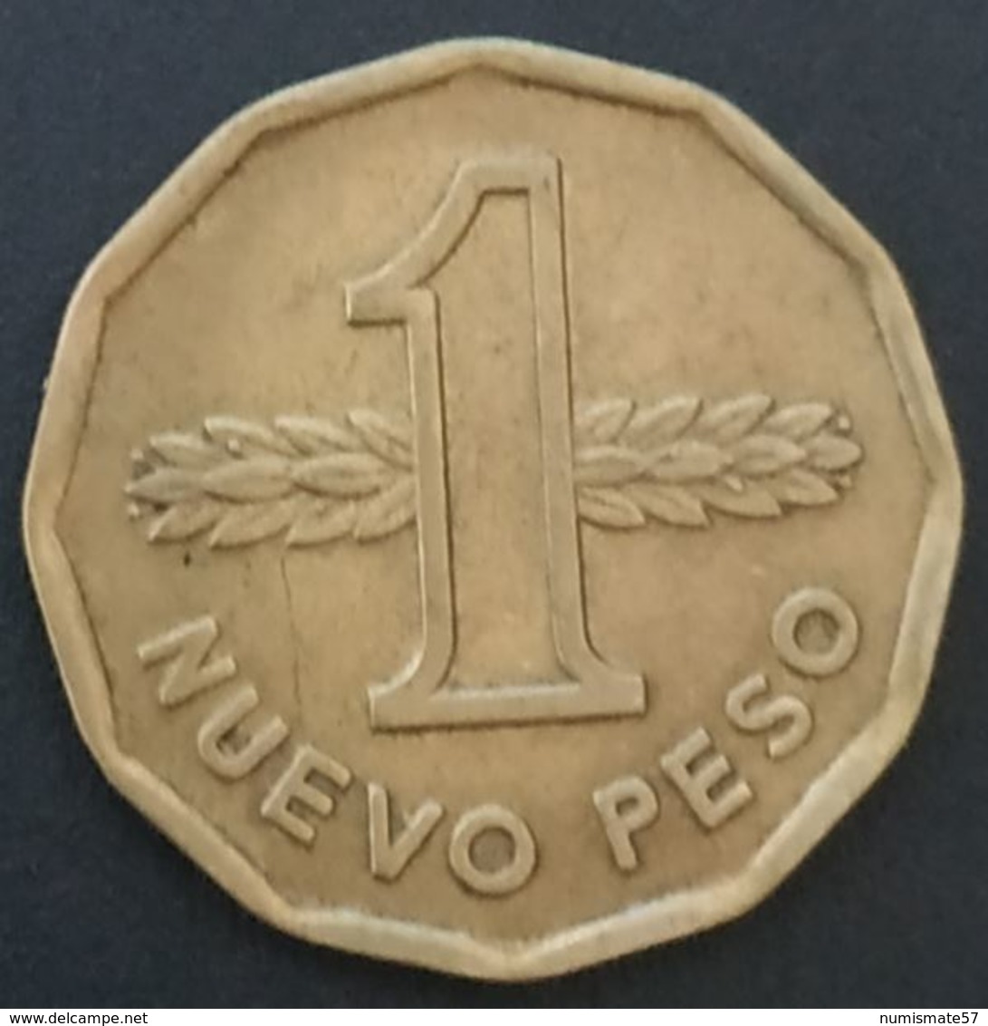 URUGUAY - 1 NUEVO PESO 1976 - Artigas - KM 69 - Uruguay