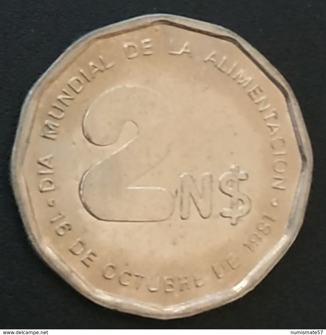 URUGUAY - 2 NUEVO PESOS 1981 - FAO - KM 77 - Uruguay