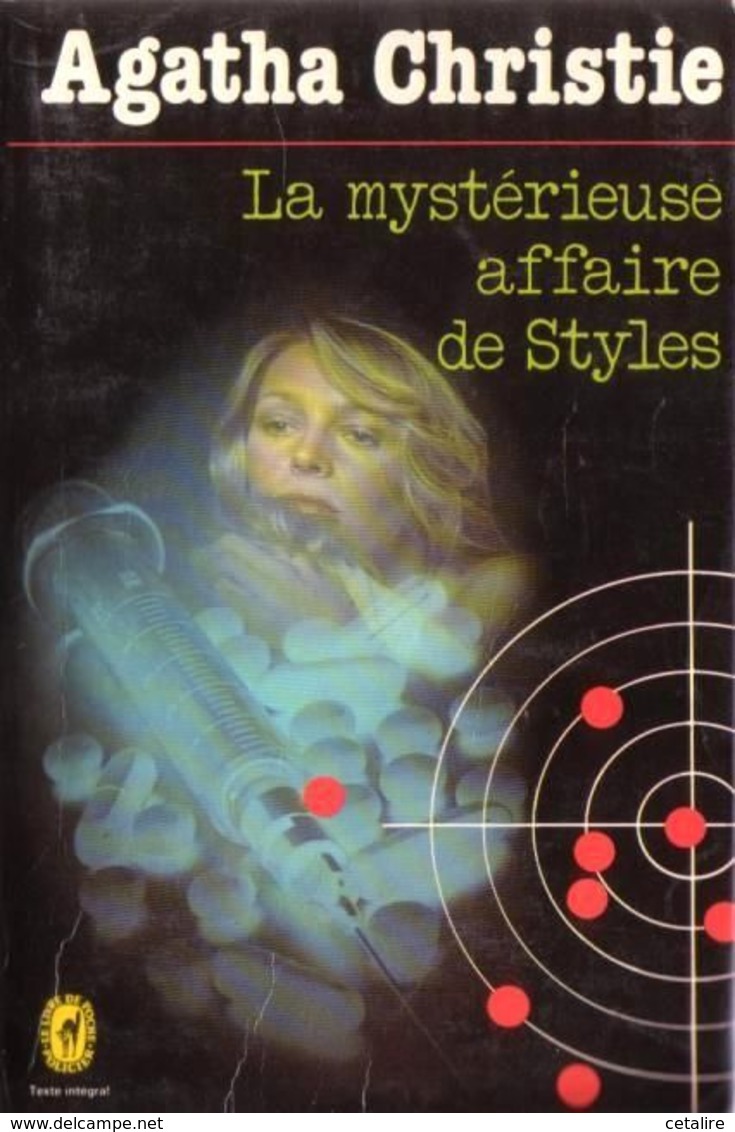 La Mysterieuse Affaire De Styles Agatha Christie  +++BE+++ LIVRAISON GRATUITE - Agatha Christie