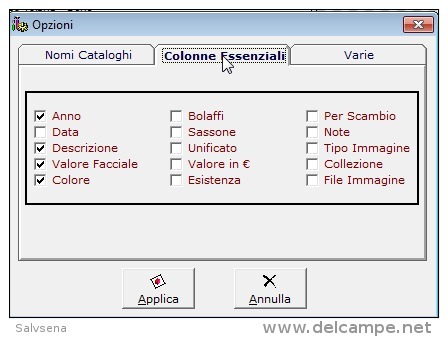 Software per i collezionisti di francobolli