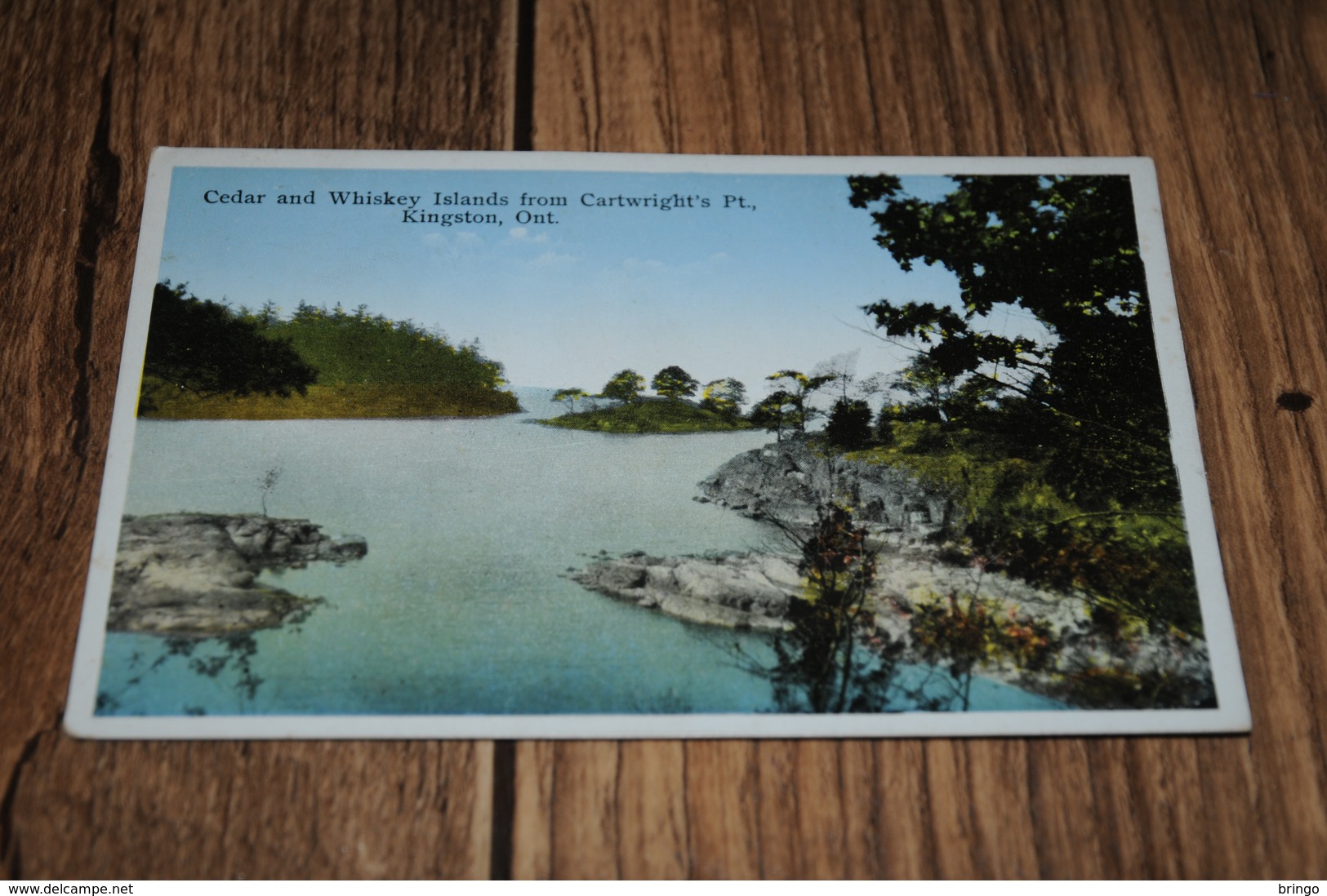 3616-           CANADA, ONTARIO, KINGSTON, CEDAR AND WHISKEY ISLANDS FROM CARTWRIGHT'S PT. - Kingston