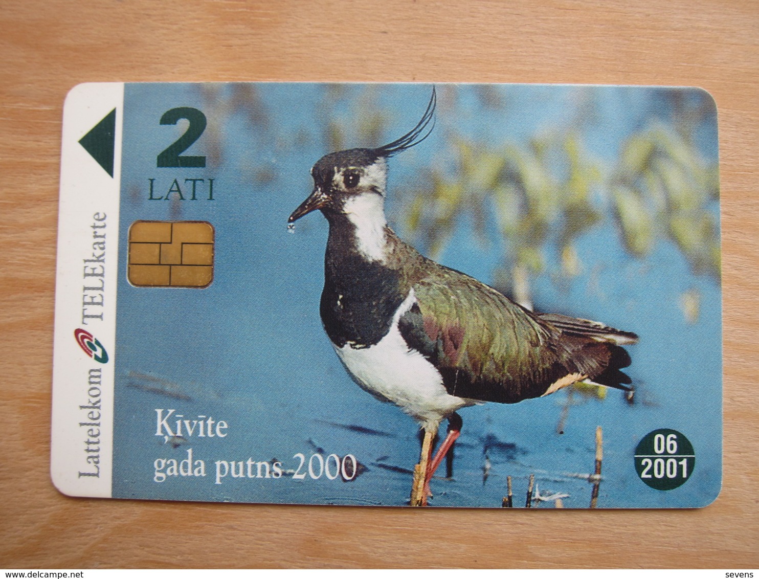 Chip Phonecard, Bird - Letonia