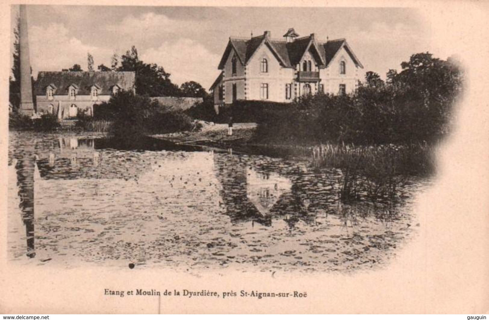 CPA - ST AIGNAN S/ ROË - ETANG Et MOULIN De LA DYARDIERE ... - Saint Aignan Sur Rö