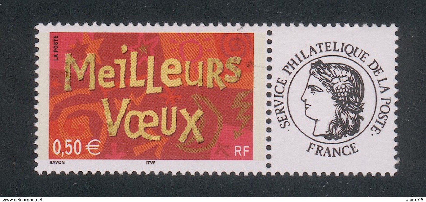 3623 Aa - Meilleurs Voeux  La Paire Avec Cérès France Et Les Timbres Personnalisés - 2003 - Altri & Non Classificati