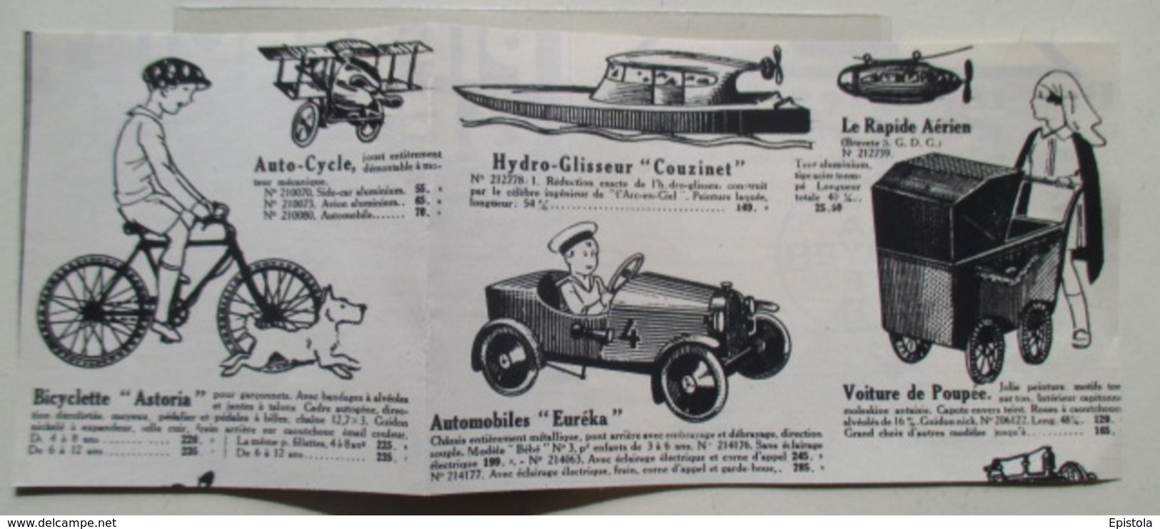 Automobole EUREKA -  Voiture à Pédales - Modèle Bébé N° 3 Coupure De Presse De 1930 - Magazines