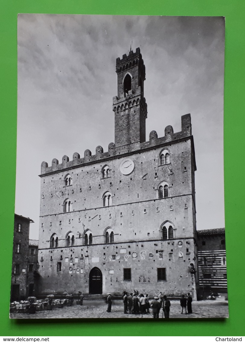 Cartolina - Volterra - Palazzo Dei Priori - 1960 Ca. - Pisa