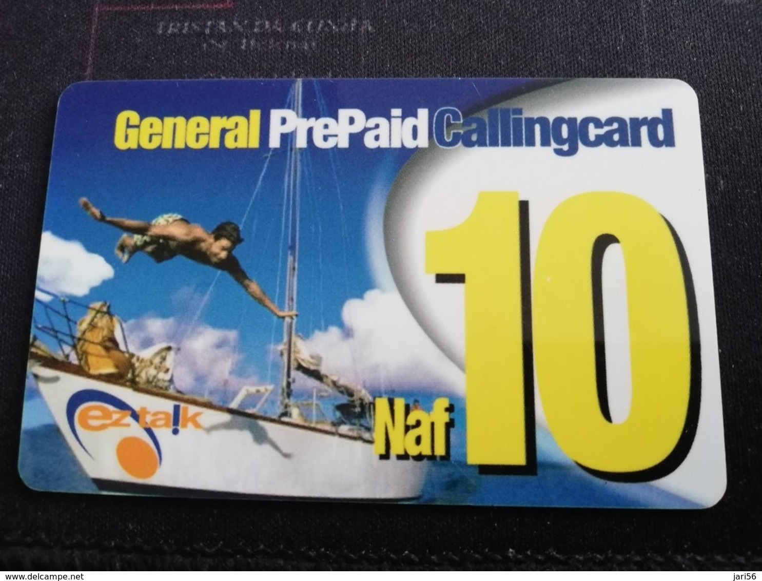 CURACAO NAF 10  GENERAL PREPAID CALLINGCARD, EZ TALK  THICK CARD     ** 957** - Antillen (Nederlands)