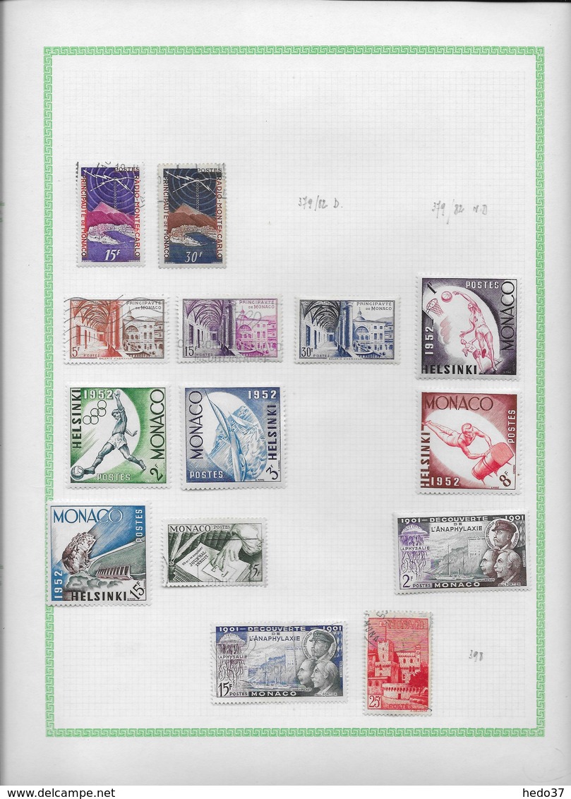 Monaco - Collection Vendue Page Par Page - Timbres Oblitérés/neufs * - B/TB - Gebraucht