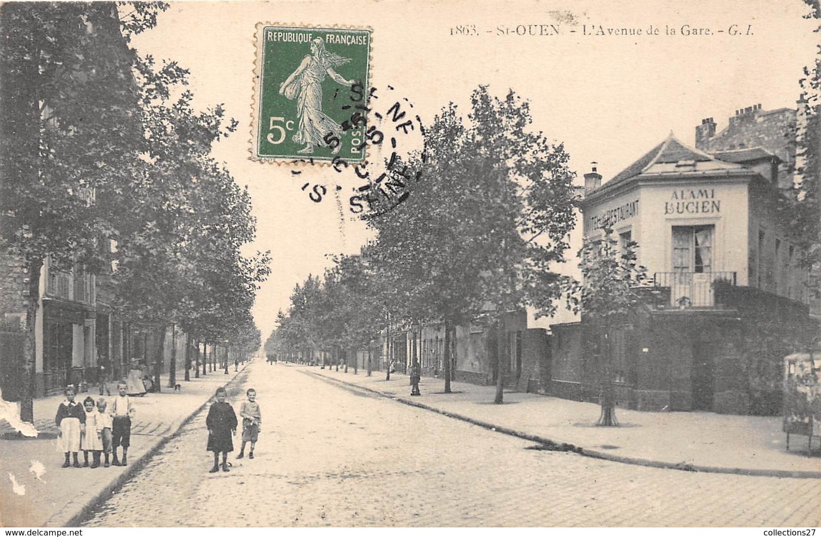 93-SAINT-OUEN- L'AVENUE DE LA GARE - Saint Ouen